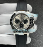 Noob V3 Rolex Cosmograph Daytona Oysterflex Strap Gray Dial Watch 40MM